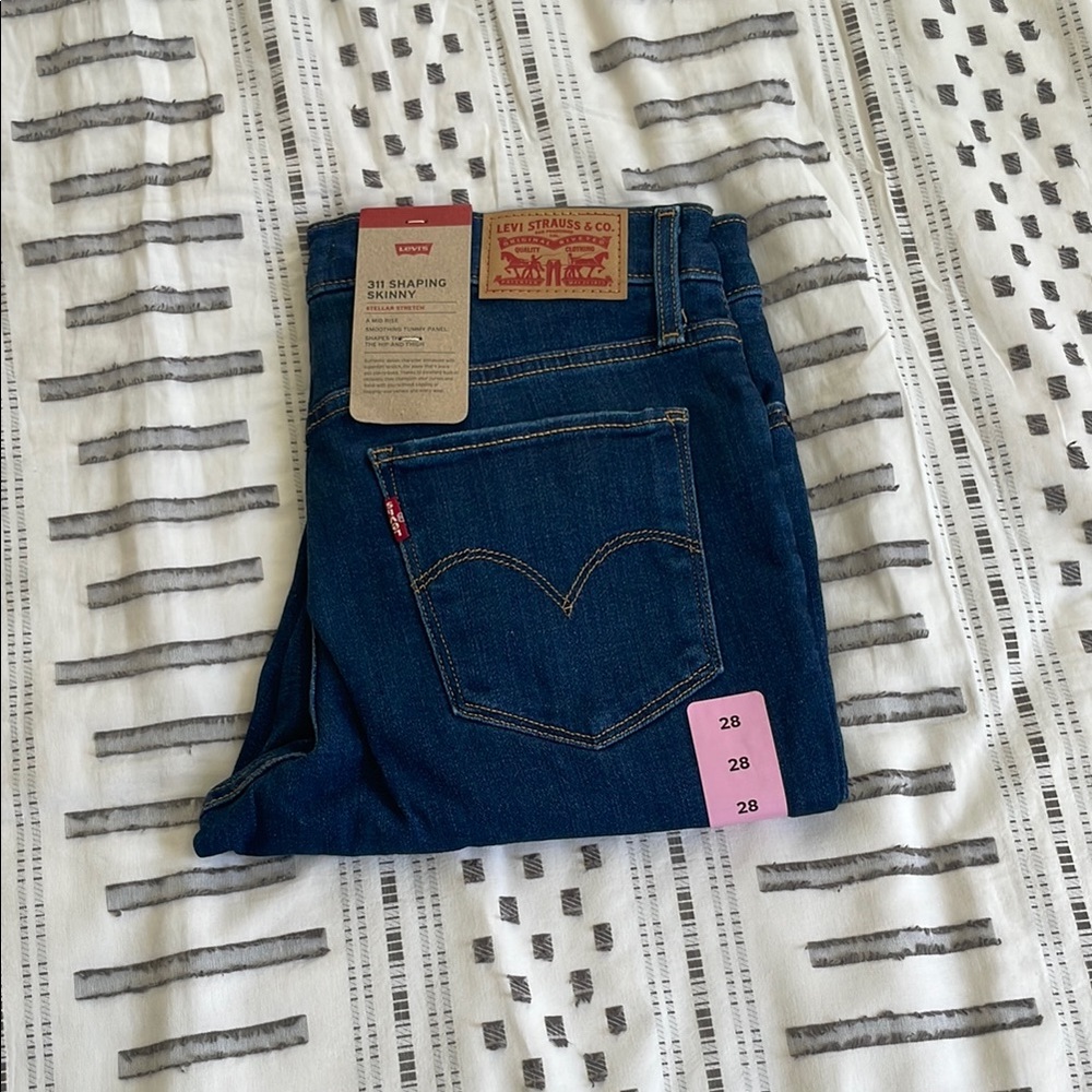 311 Levi's Blue Skinny Jeans Classic Denim